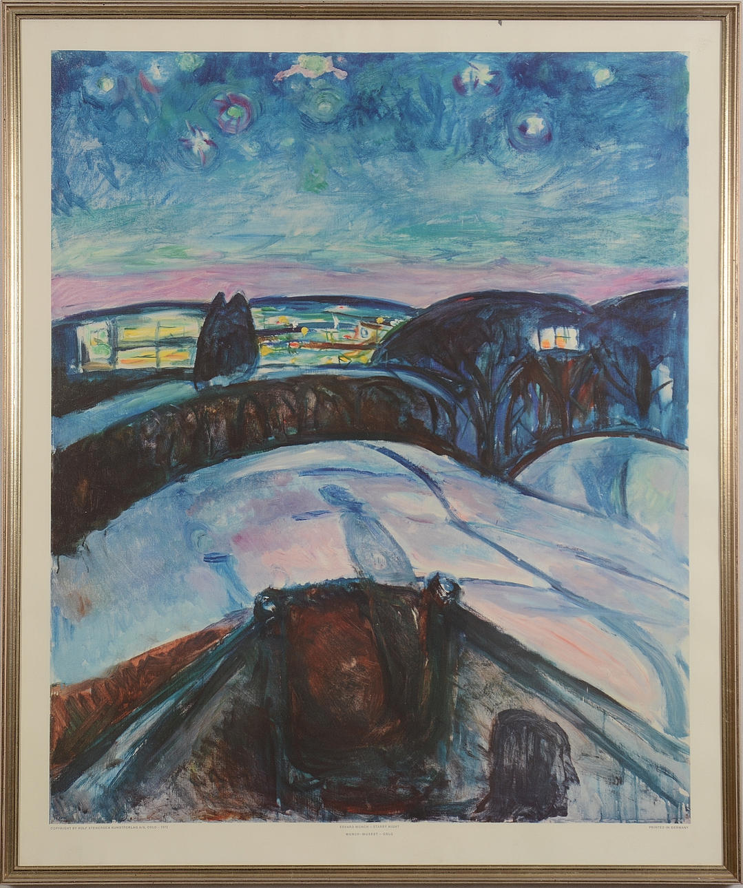 EDVARD MUNCH. Affisch.