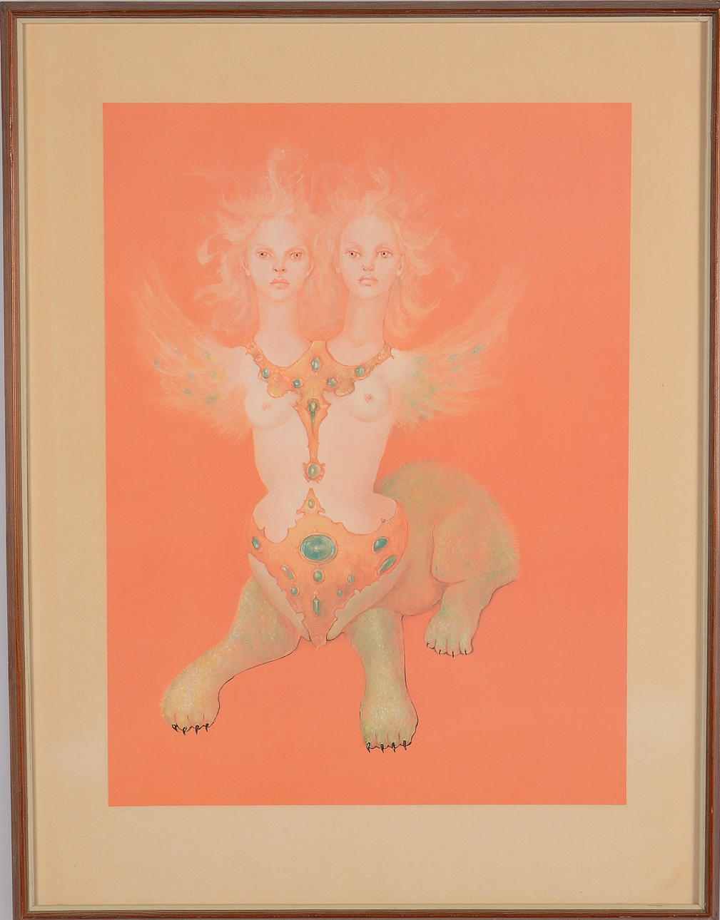 LEONOR FINI. Color lithograph.