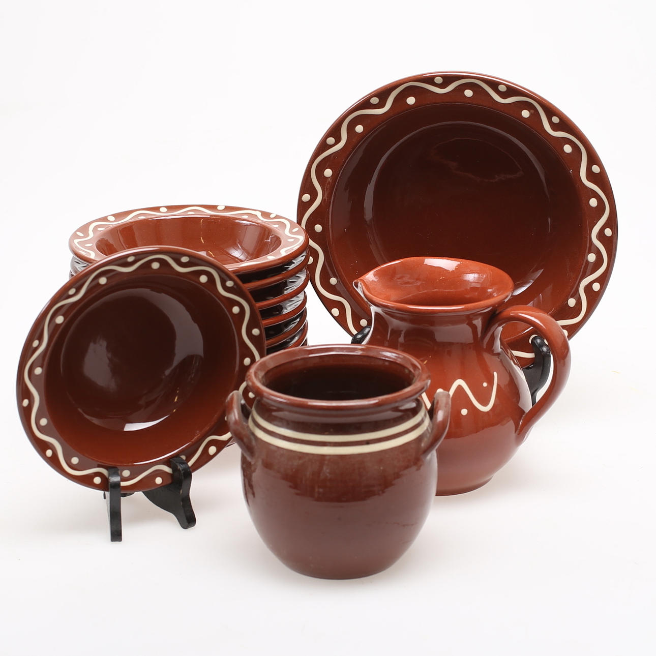 SERVIS, 13 delar, Gabriel keramik.