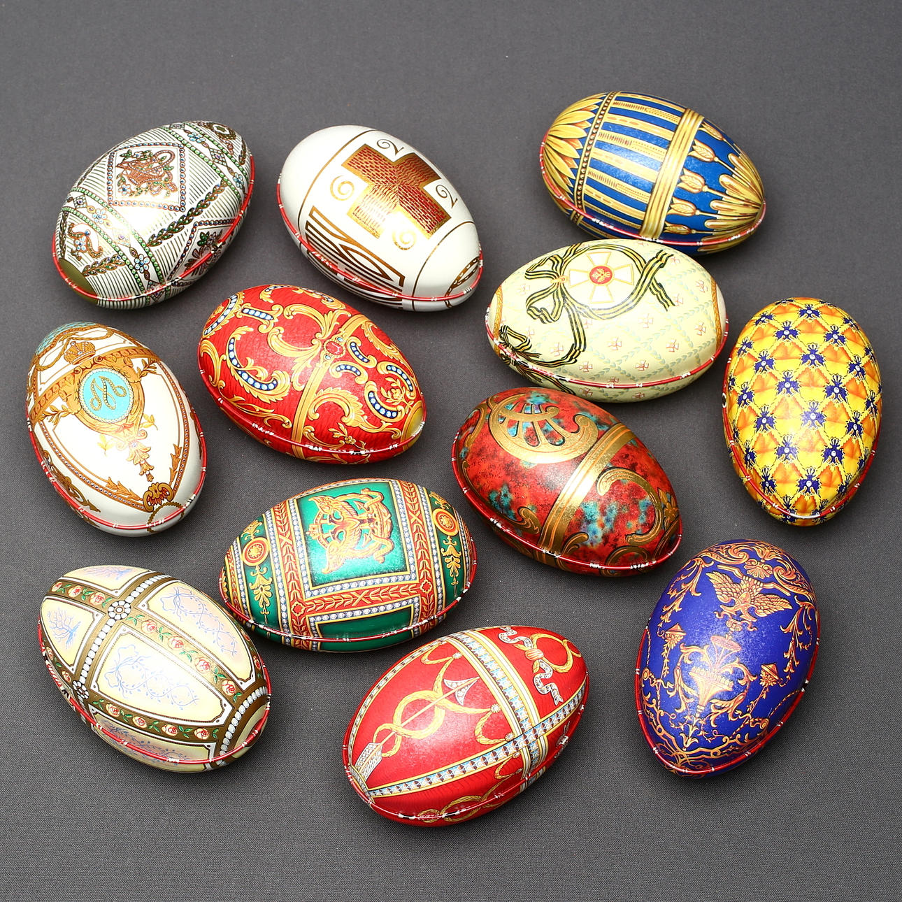 PÅSKÄGG, 12 st, metall, 19/2000-tal.