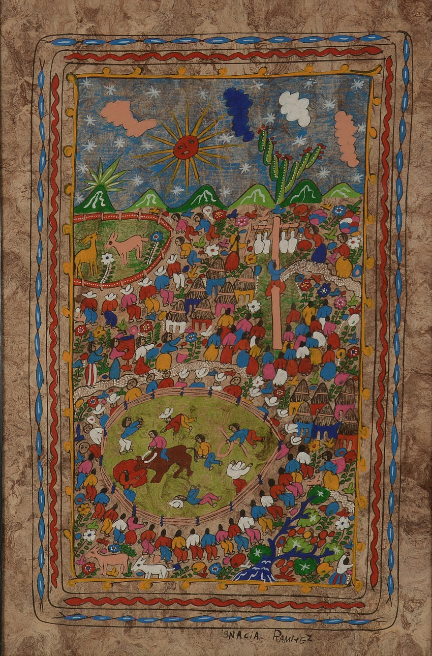 IGNACIA RAMIREZ. Gouache.