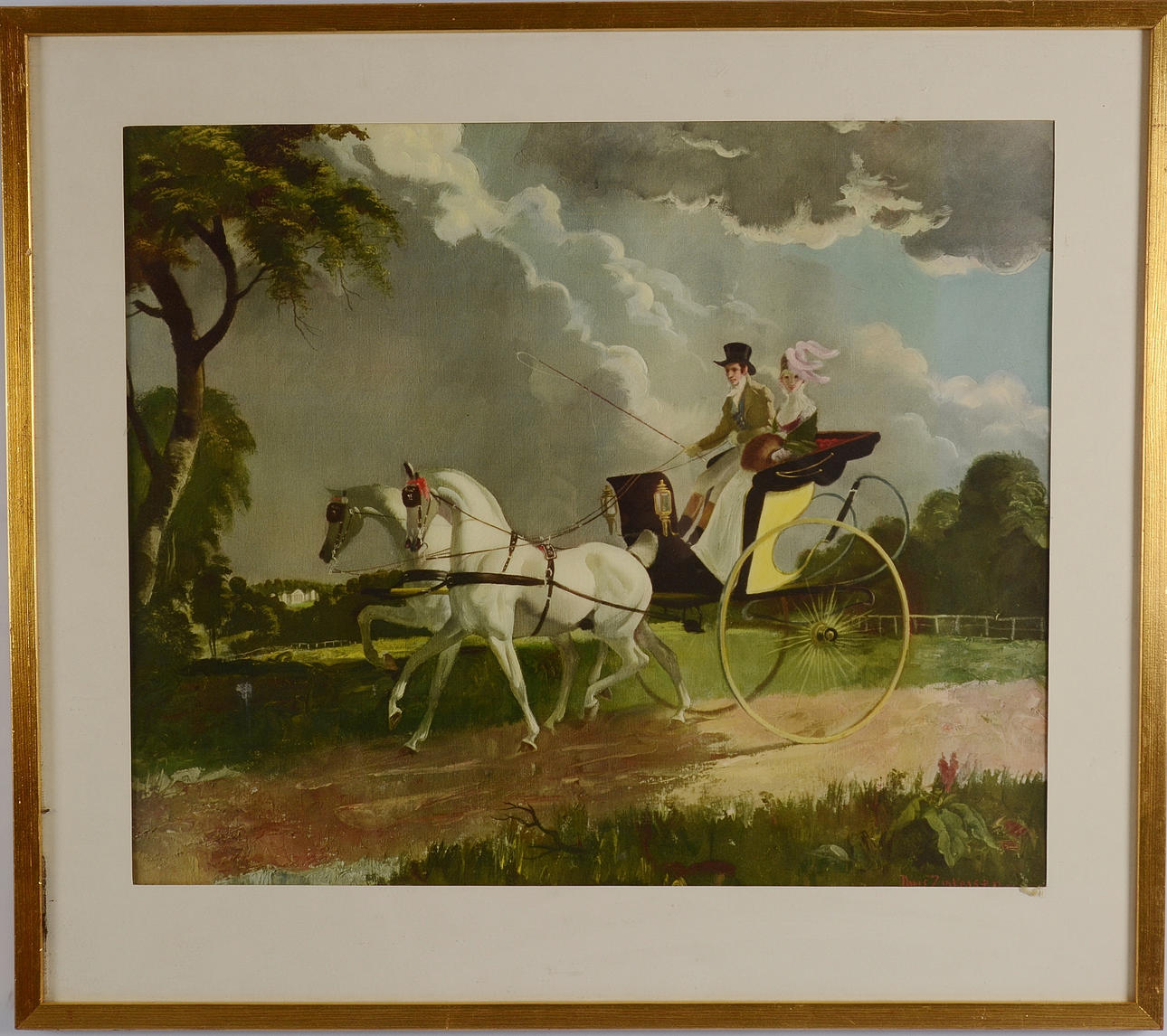 OIDENTIFIERAD KONSTNÄR. Offsettyck.