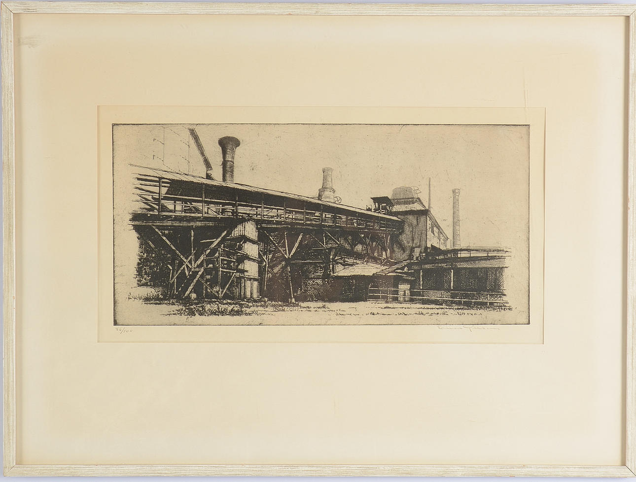 EINAR PERSSON. Etsning.