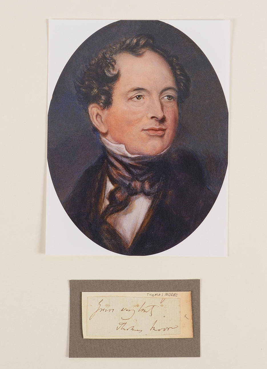 AUTOGRAF, THOMAS MOORE.