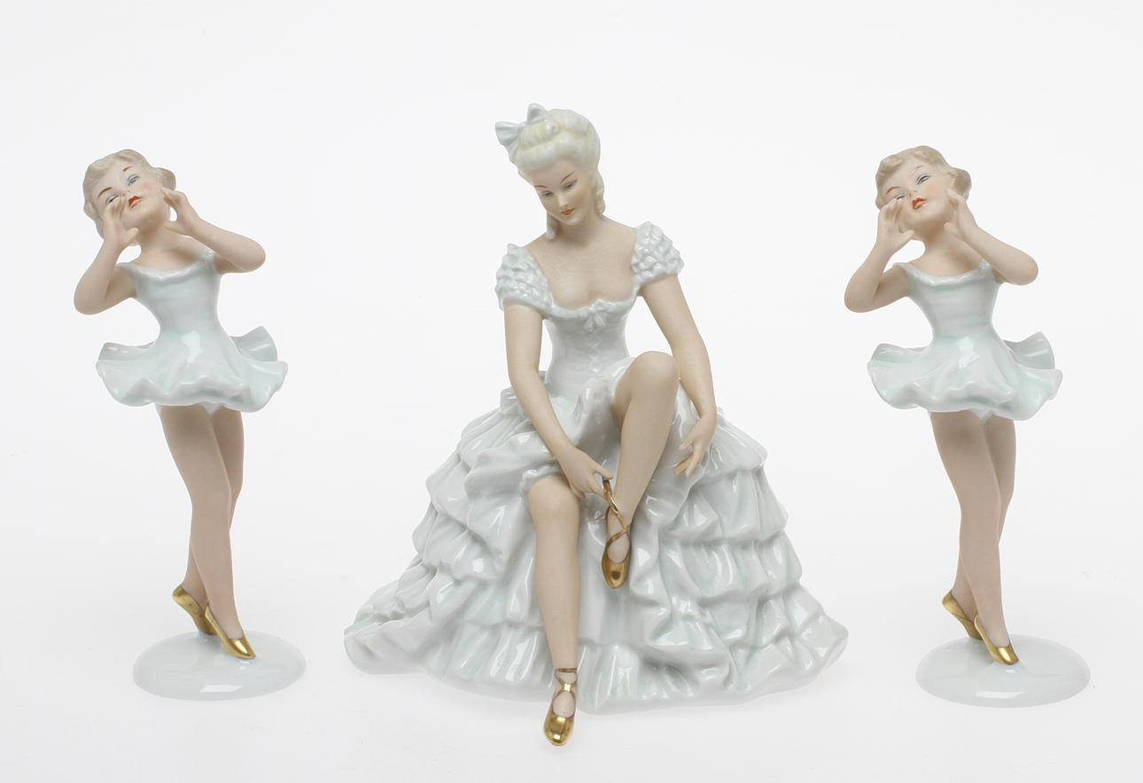 FIGUREN, 3 Stück, Schaubach Kunst und Wallendorf.