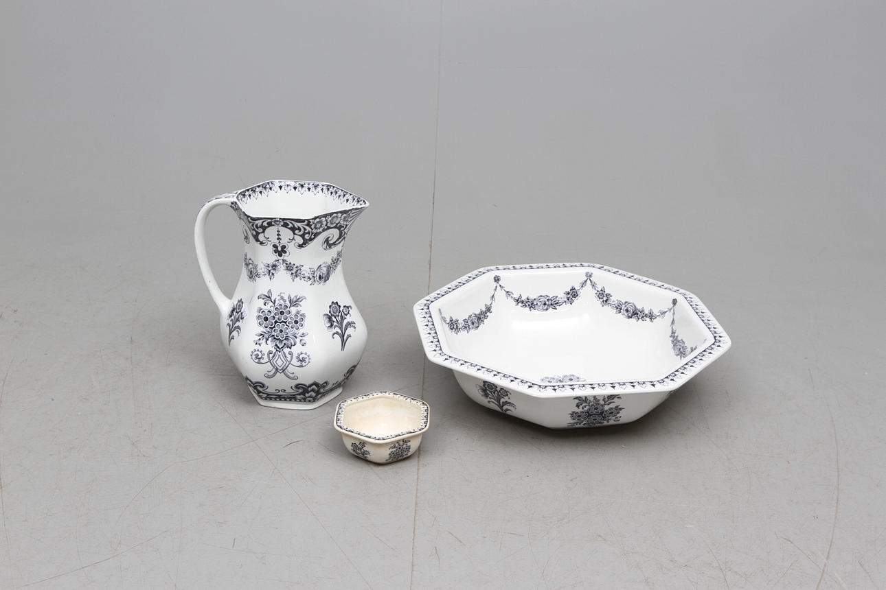 TVÄTTSERVIS 3 delar Tidigt 1900-tal.