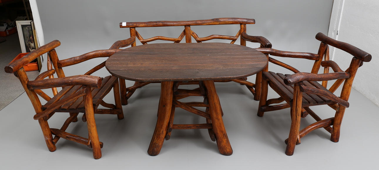 TRÄDGÅRDSMÖBEL, 1900-talets andra hälft.