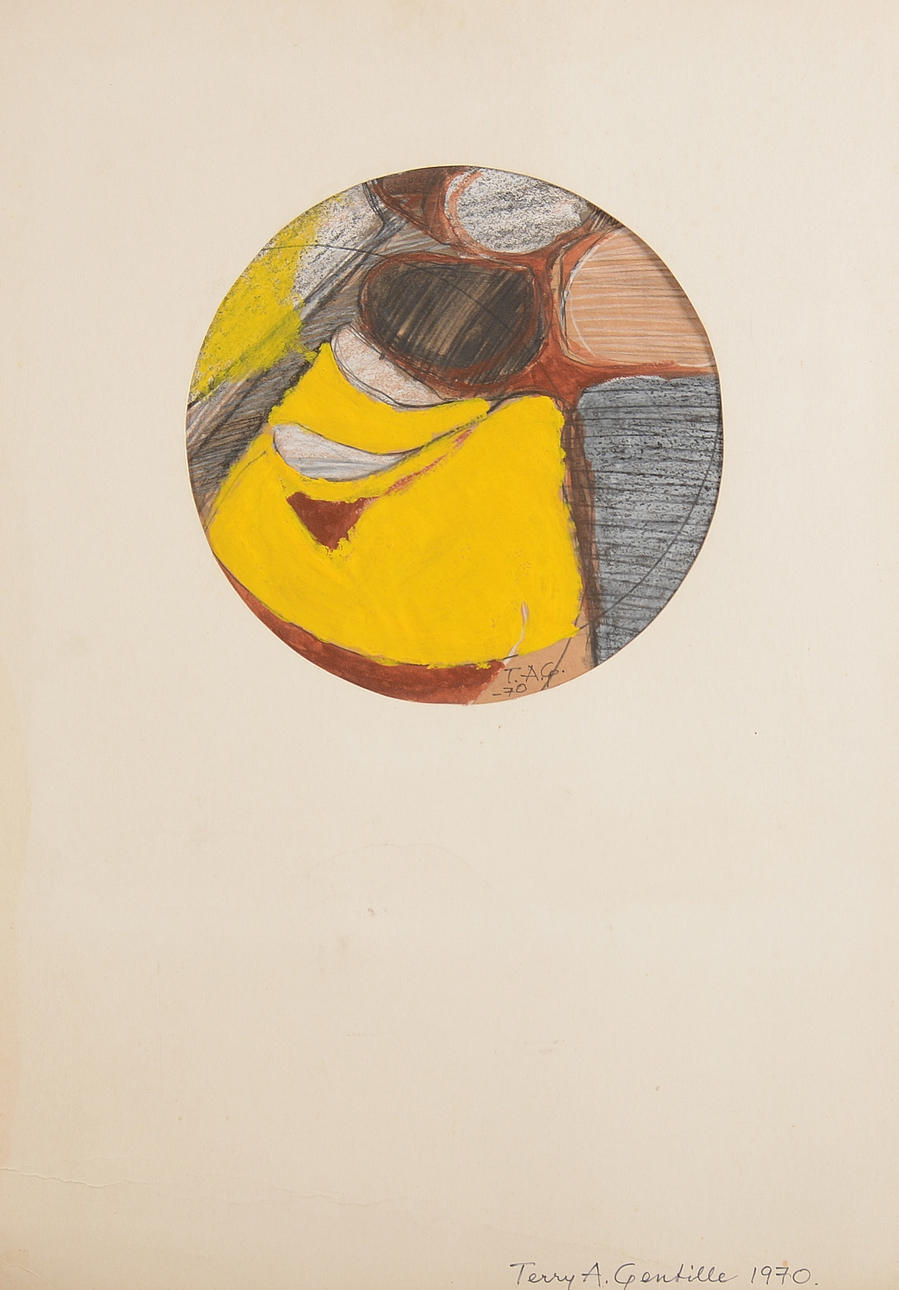 TERRY A GENTILLE. Pastell.