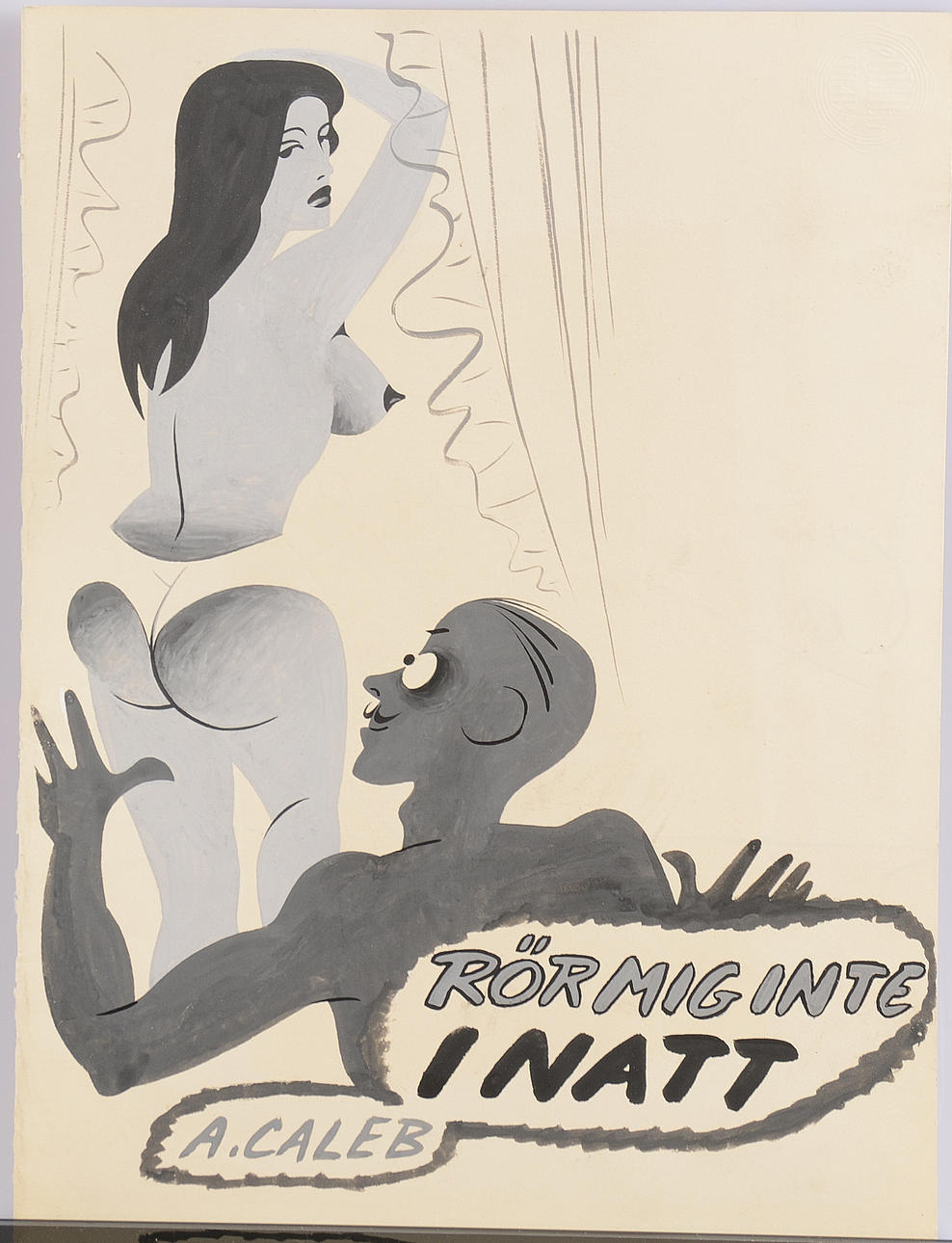 OIDENTIFIERAD KONSTNÄR. Blandteknik.