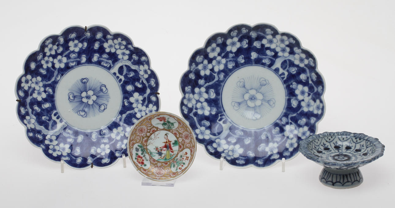 PARTI PORSLIN, 4 delar, orientaliskt.