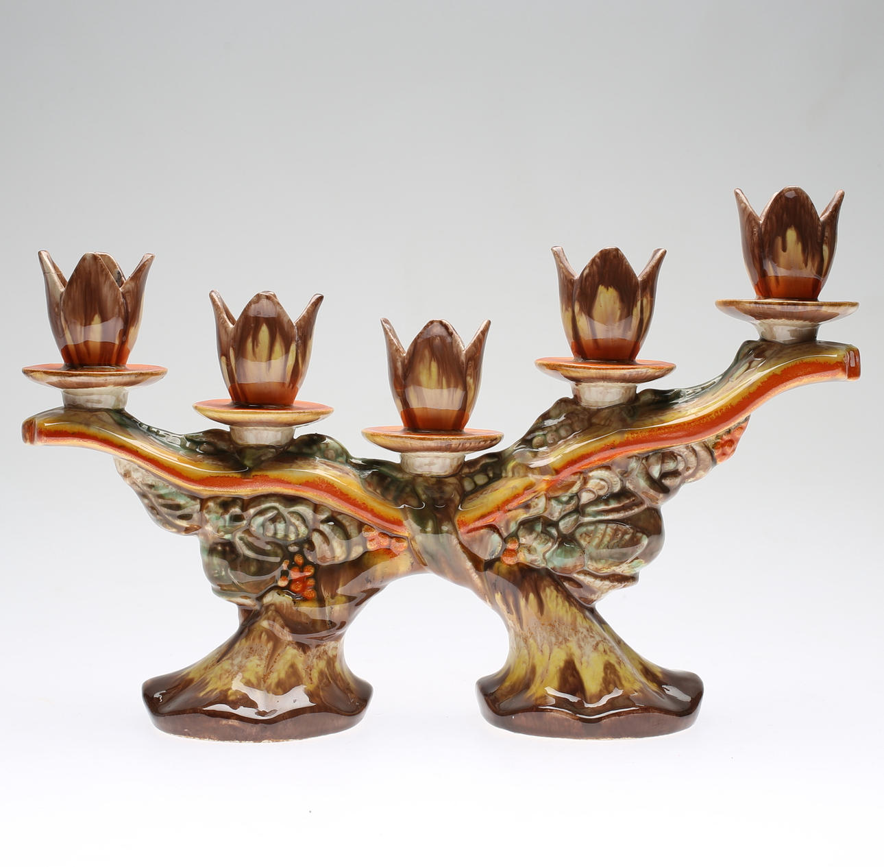 CANDLESTICK, porcelain, Eckhardt & Engler, Höhr, Germany, 1900s.