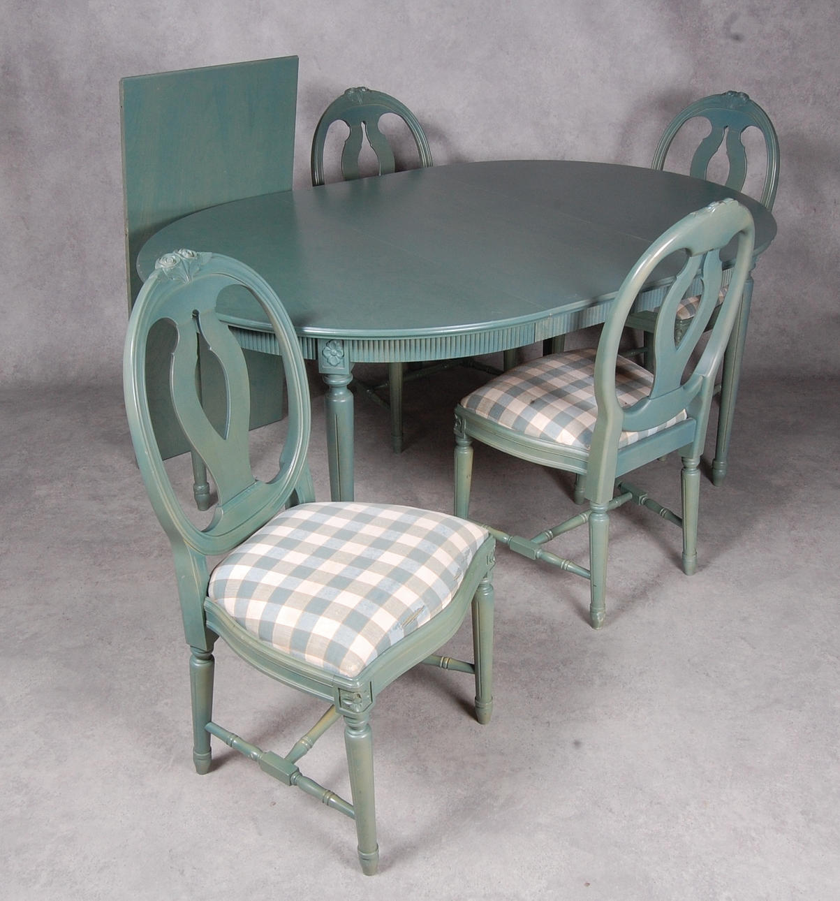 MATSALSMÖBLEMANG, 5 delar, " Svenska modellen, gustaviansk stil, 1900-tal.