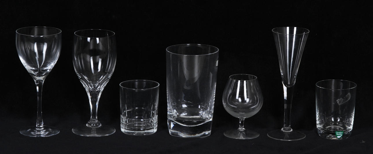 GLAS, bl.a. Orrefors.