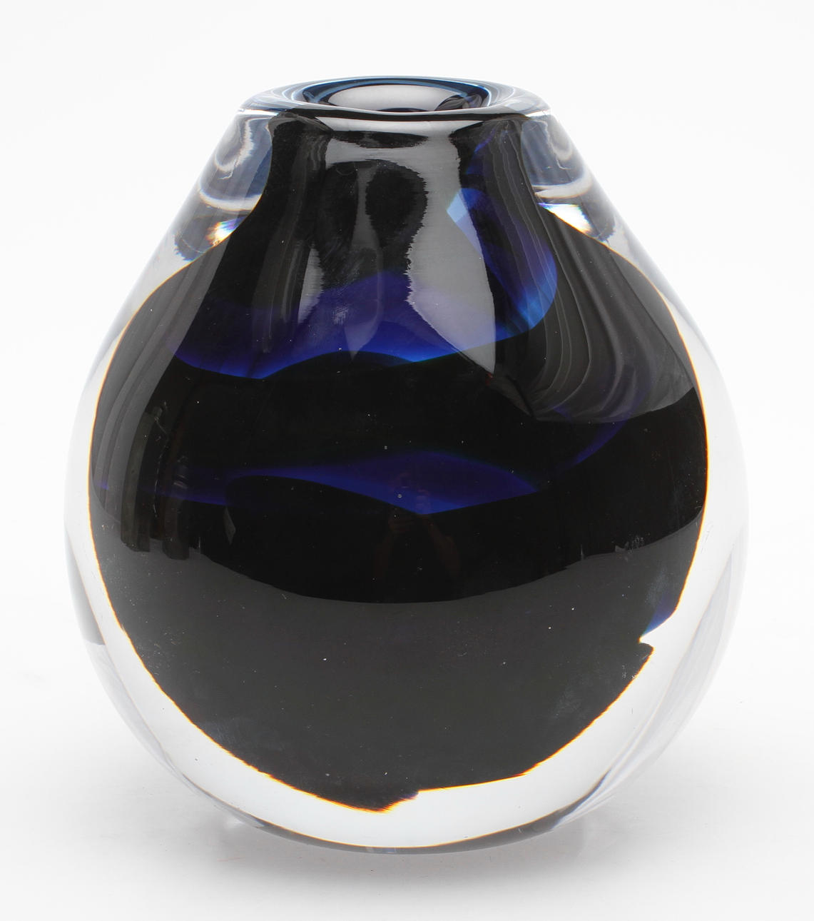 VAS, underfångsglas, signerad Kosta.