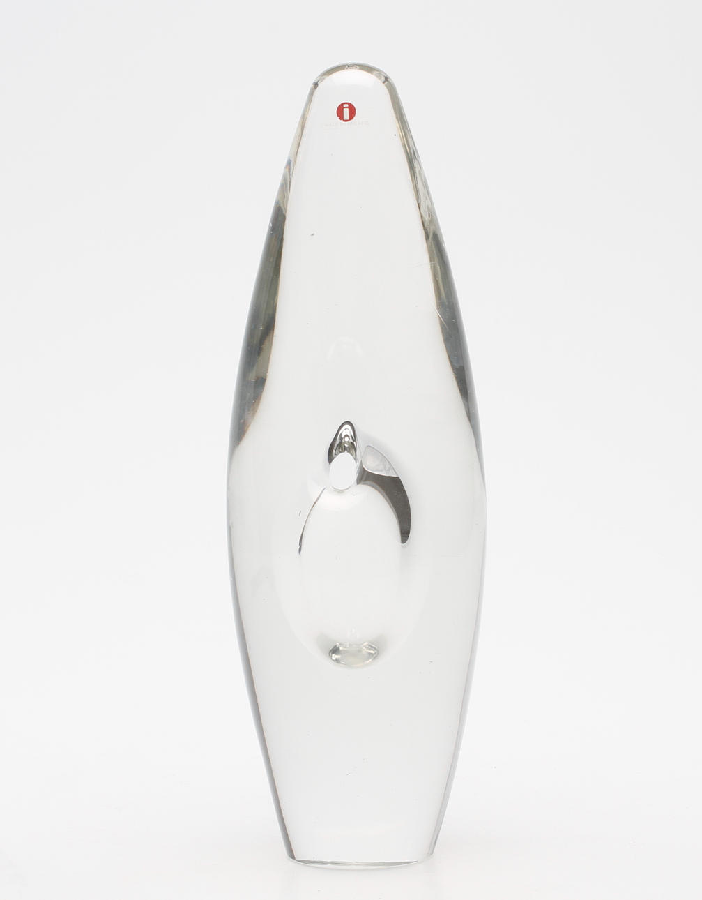 VAS, glas, "Orkidé", Timo Sarpaneva, Iittala, Finland, signerad.