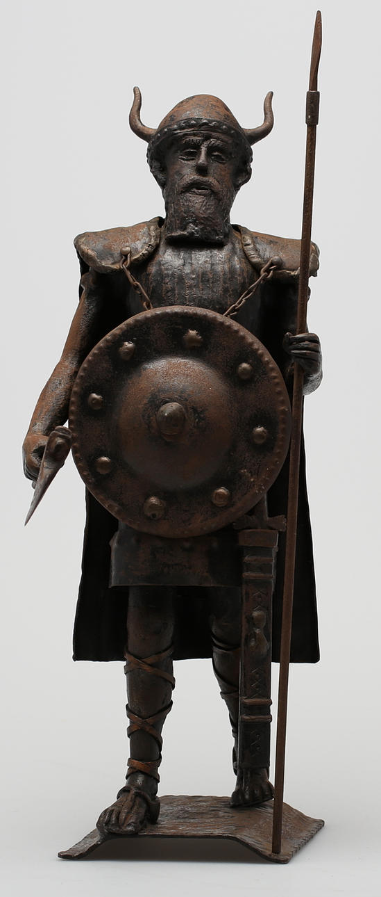 OKÄND KONSTNÄR. Viking, Järn. Osignerad.