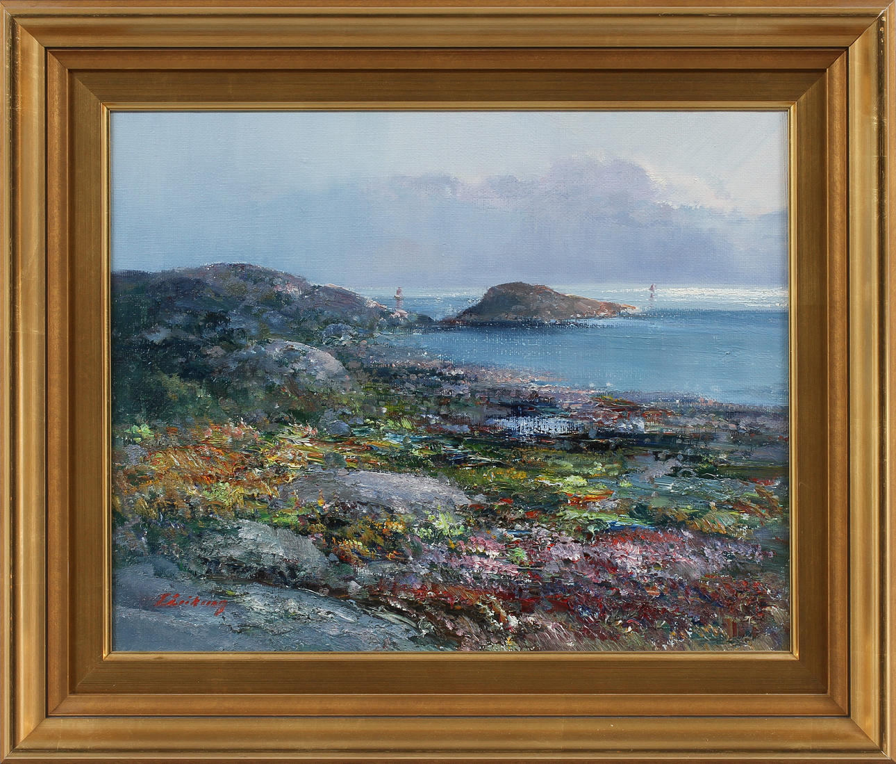 TAGE ERIKSSON. Olja på duk, signerad.