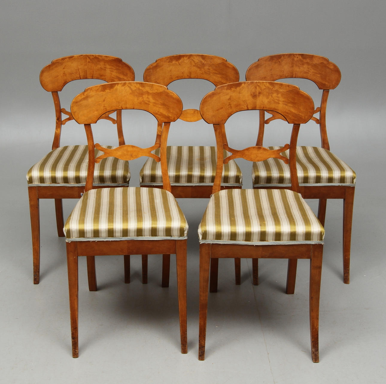 STOLAR, 5 st, Karl Johan-stil, tidigt 1900-tal.