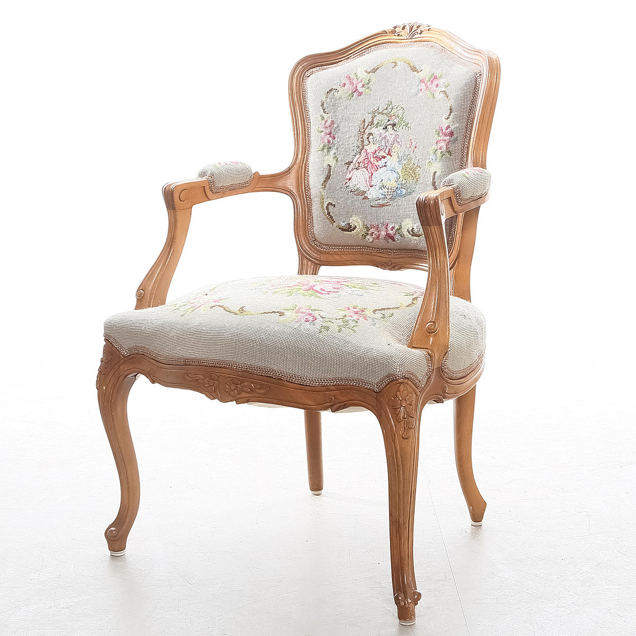 KARMSTOL, rokokostil, 1900-tal.