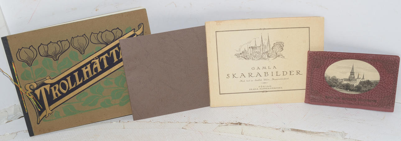 VÄSTGÖTABILDER. Skara och trollhättan. 4 häften.