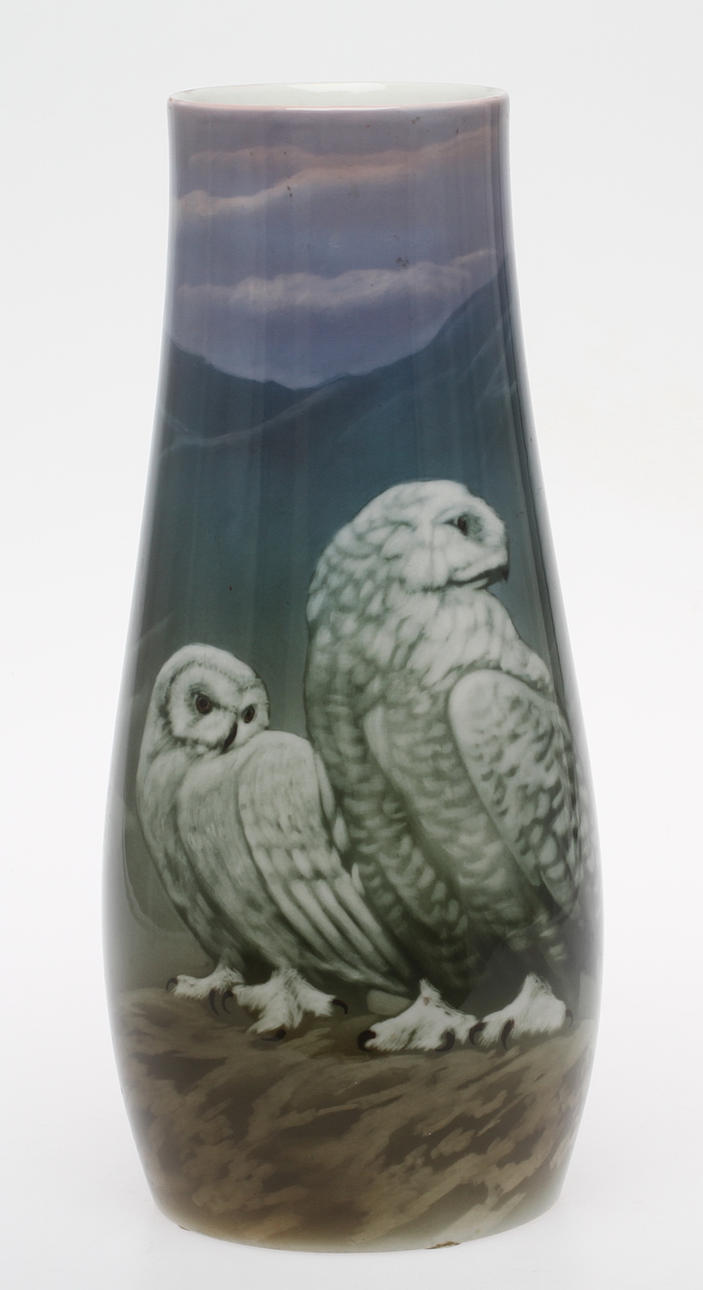 VAS, porlin, Nils Emil Lundström, Rörstrand, 1900-talets första hälft.