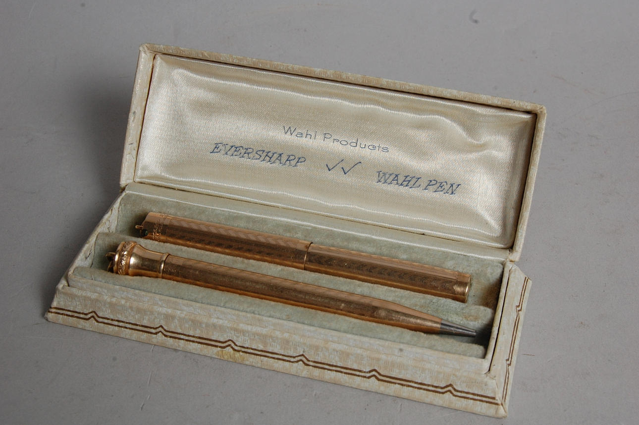 RESERVOARPENNA, BLYERTS, av märket " EVERSHARP WAHL PEN, 1920-tal.