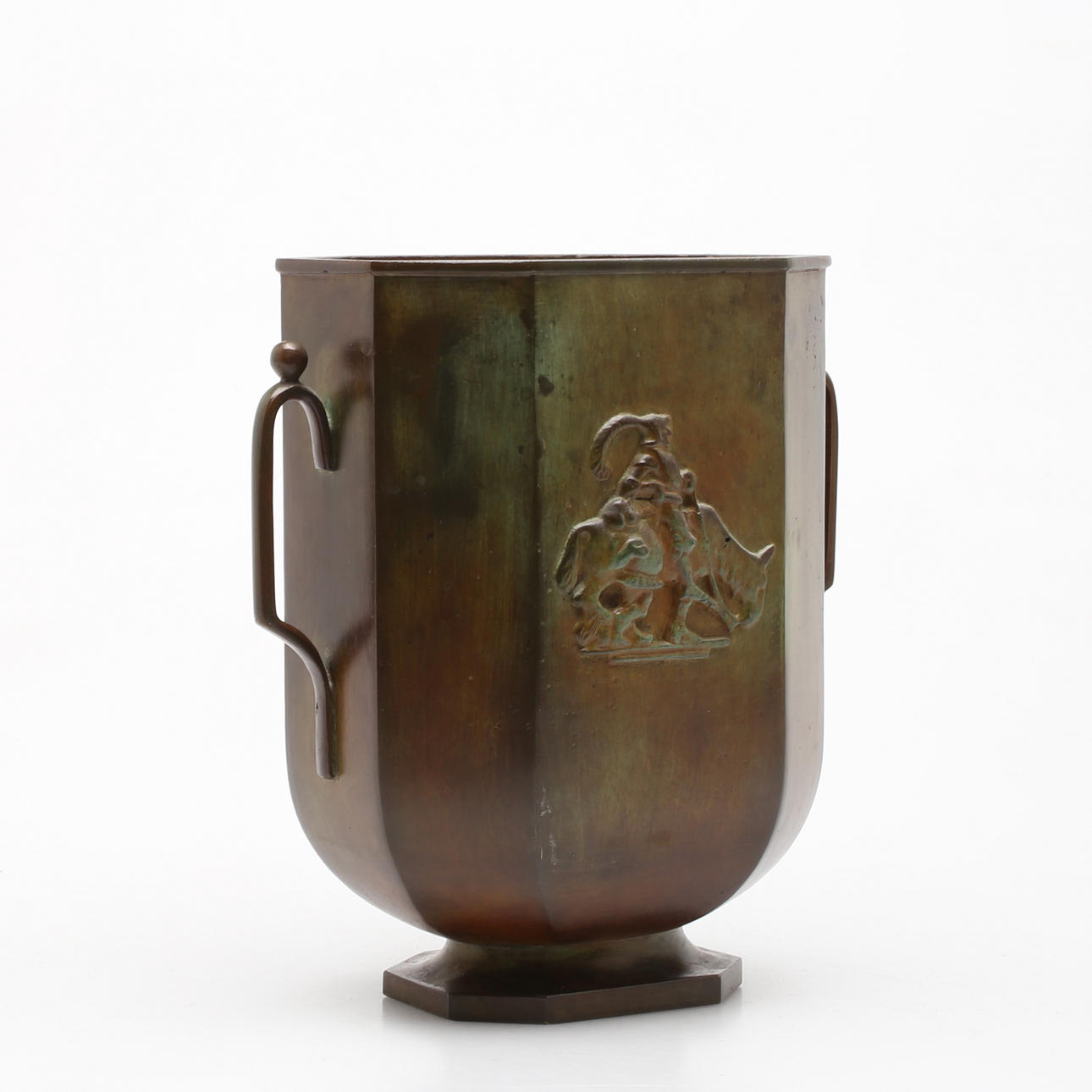 VAS, GAB brons, patinerad brons, 1940-tal.