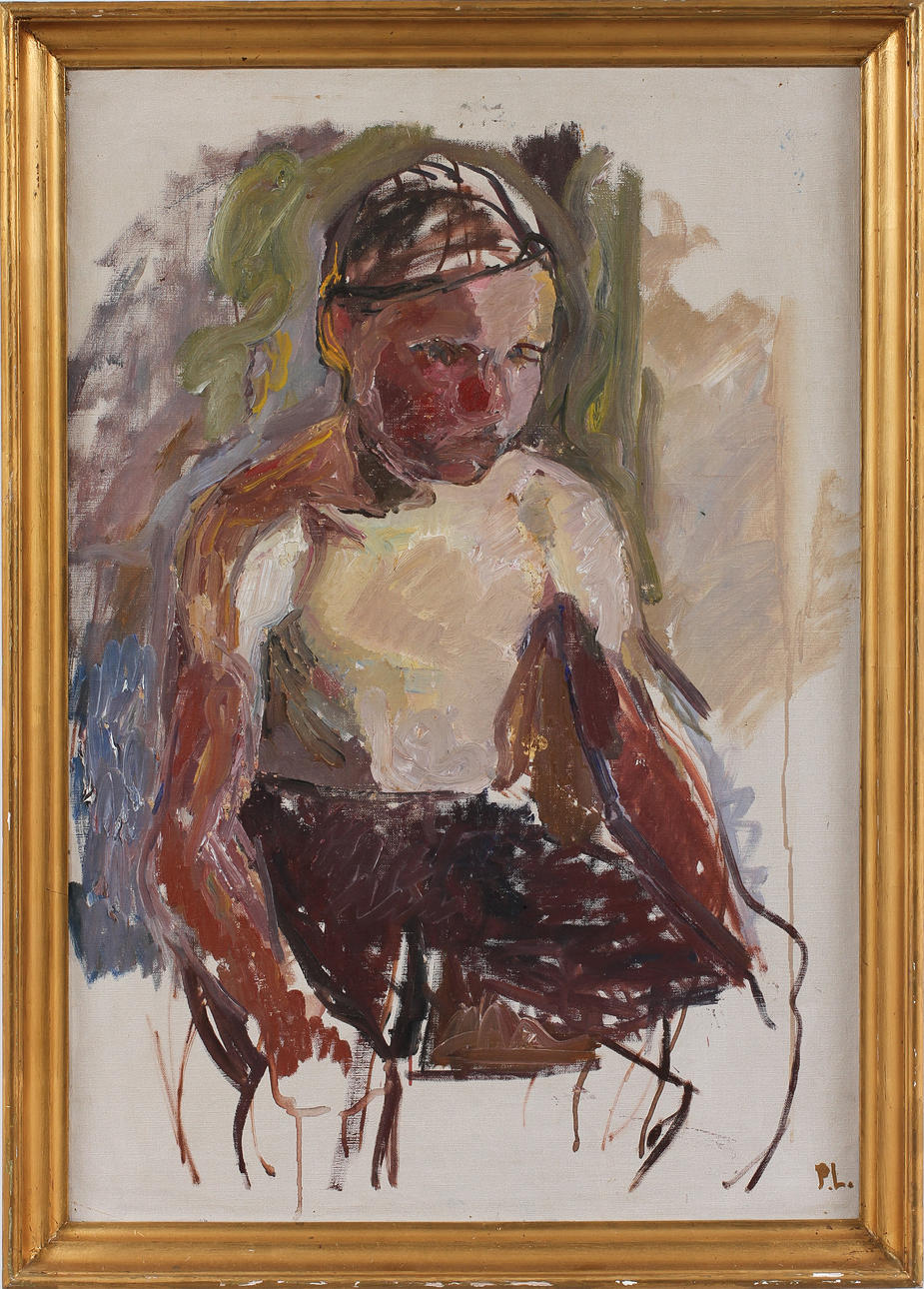 PER LINDEKRANTZ. Olja på duk, signerad P.L.