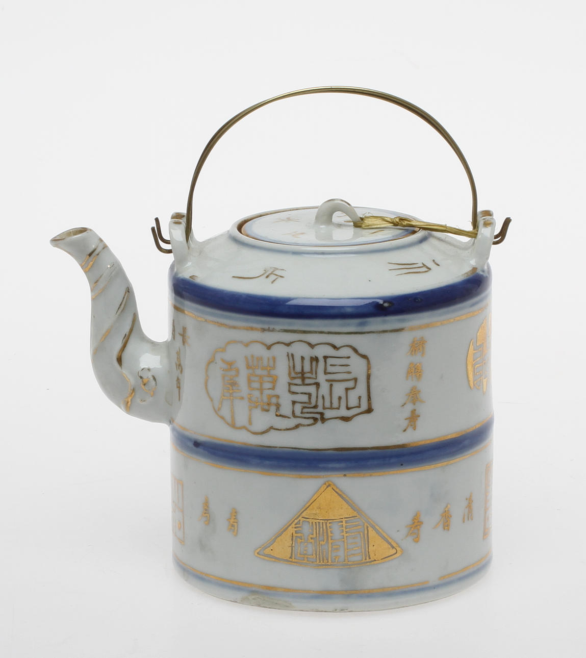 TEKANNA, porslin, orientalisk.