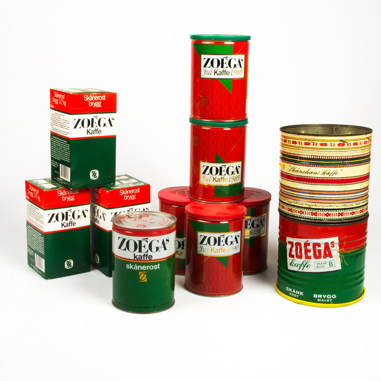 KAFFEBURKAR, 11 stycken, Zoegas.