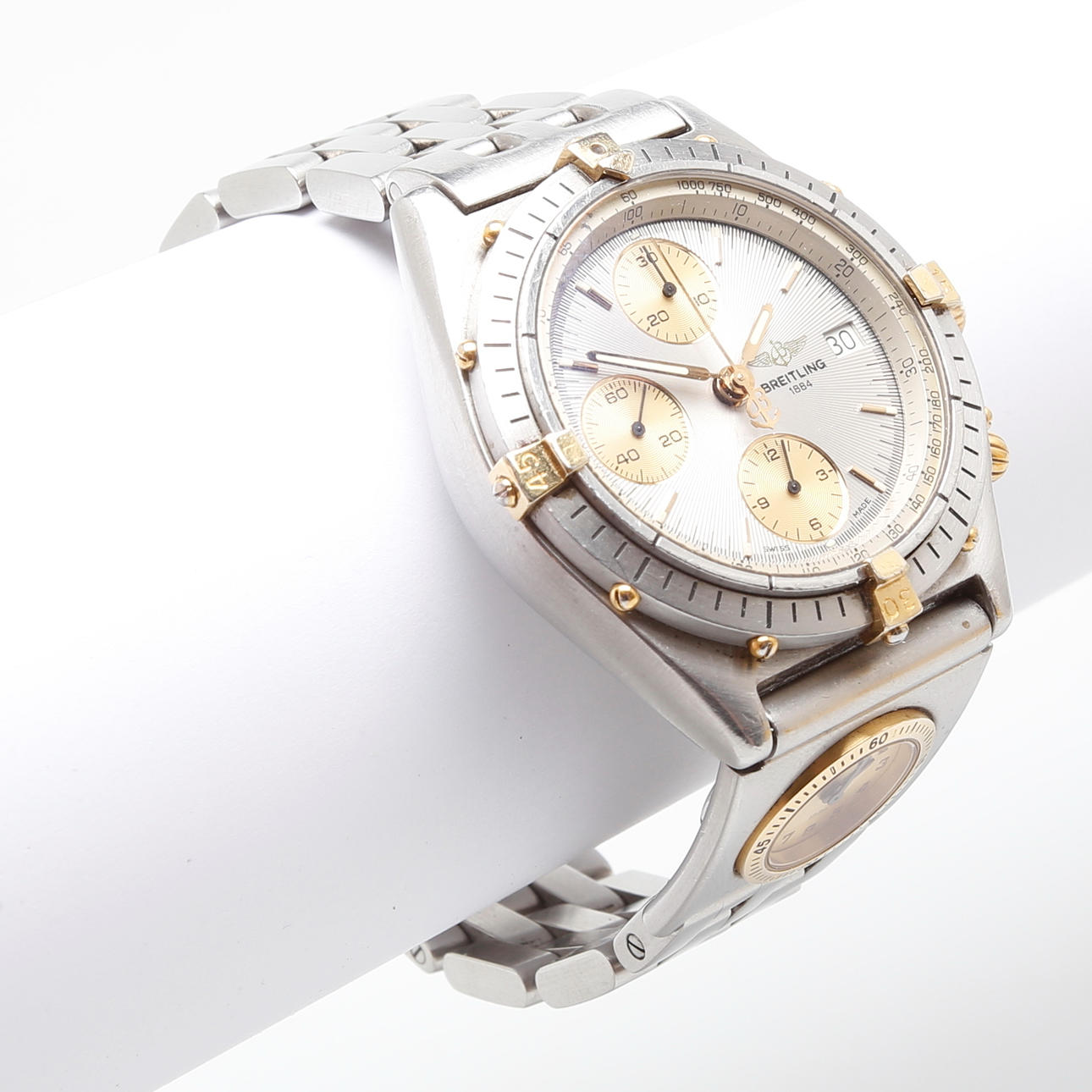WRIST WATCH, Breitling Chronomat Dual Time, 1990s.