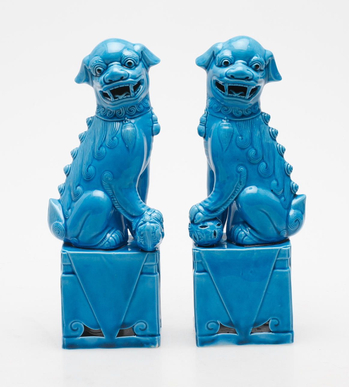 FOHUNDAR, porslin, ett par, Kina.