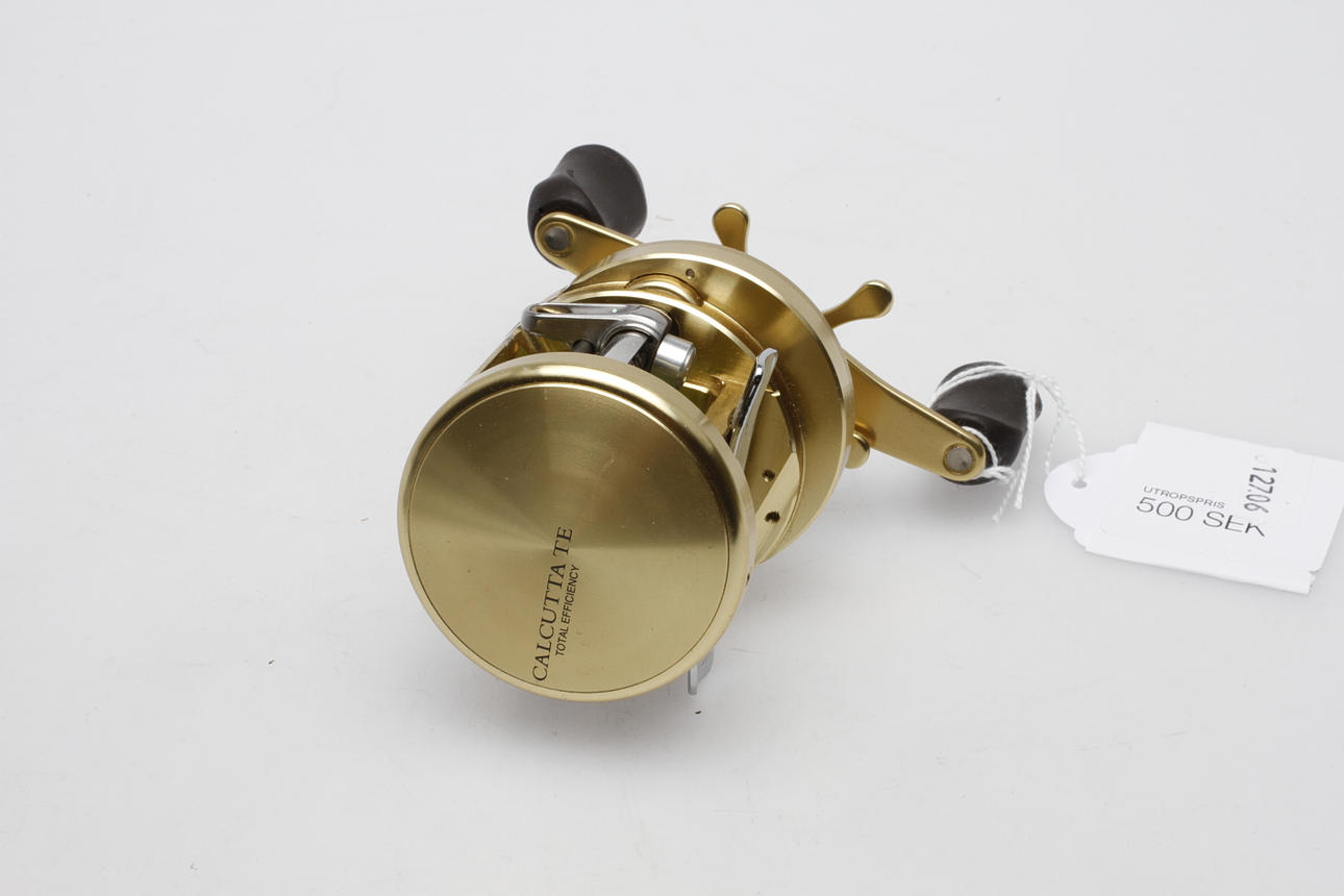FISKERULLE, multiplikatorrulle, Shimano, Calcutta Te 201.