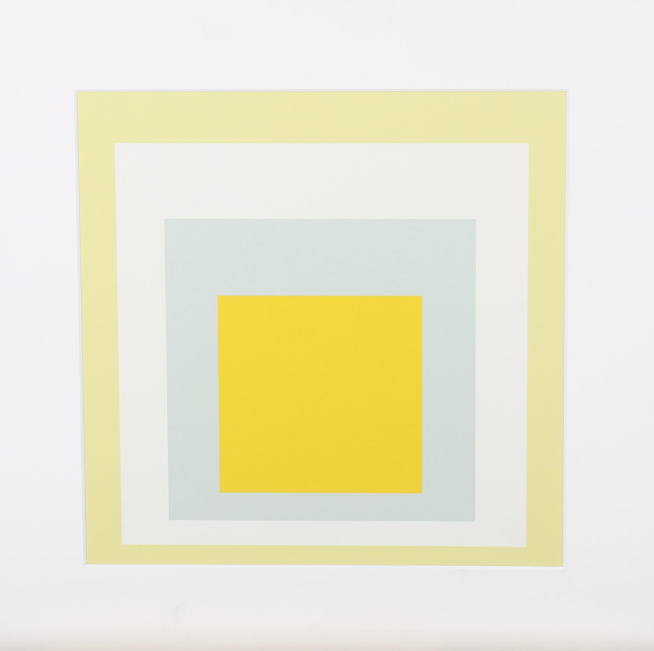 JOSEF ALBERS. Homage to the Square. Laminerad serigrafi. 2/13. Osignerad.