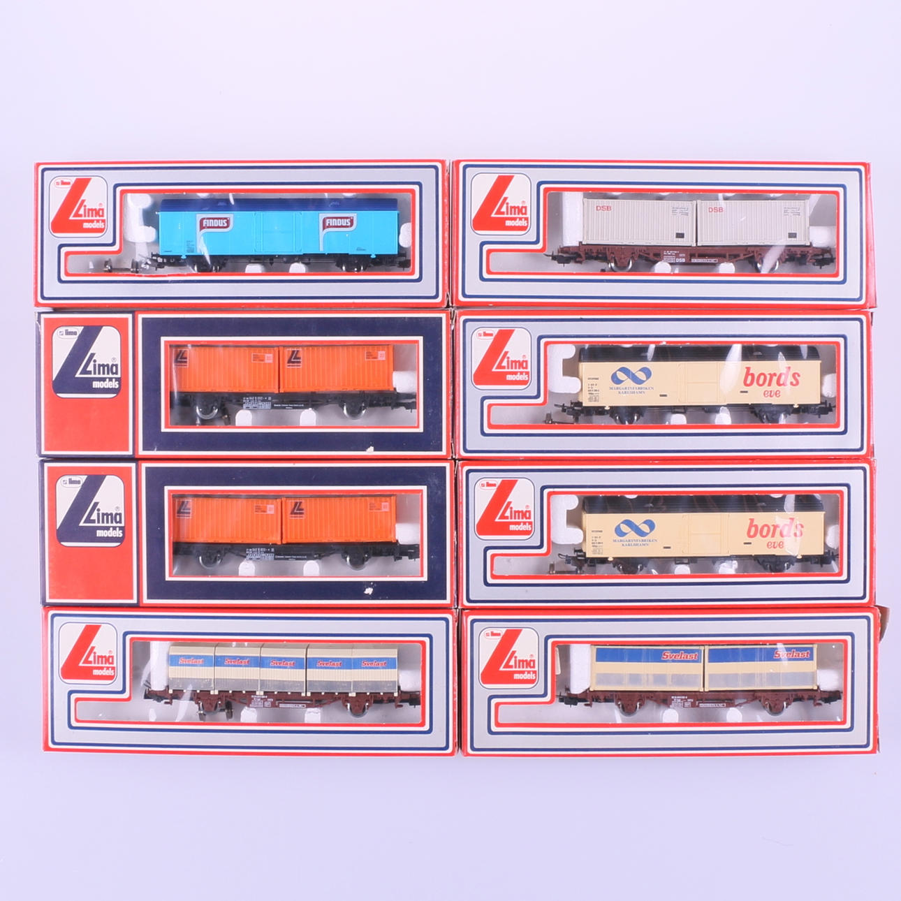 GÜTERWAGEN, 8 Einheiten, SJ, Lima.