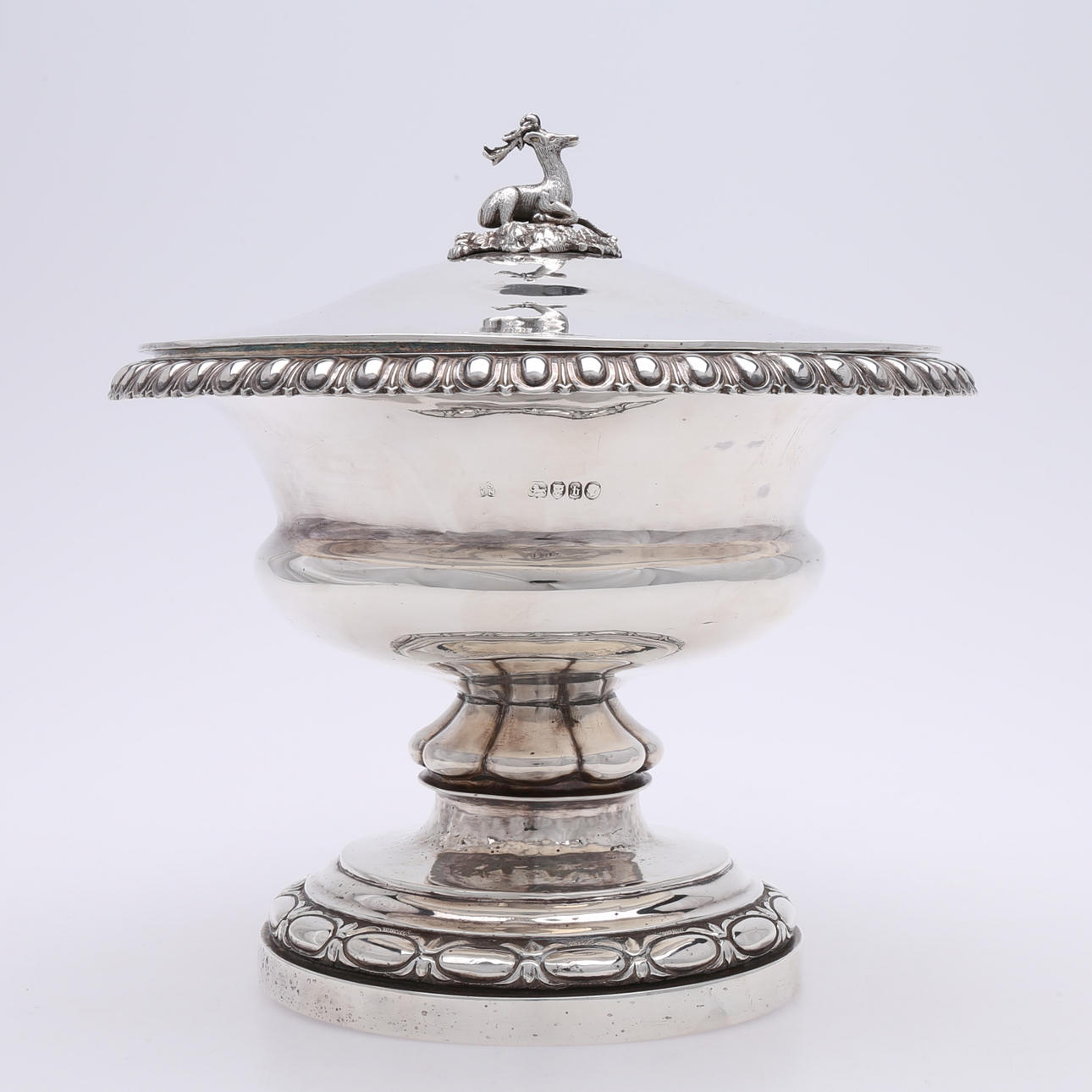 BOWL WITH COVER, STEPHEN SMITH & WILLIAM NICHOLSON.