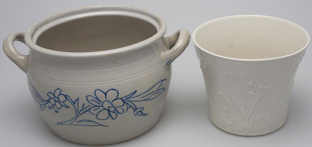 YTTERFODER OCH KRUKA, porslin/lergods, Gustavsberg och Rörstrand.