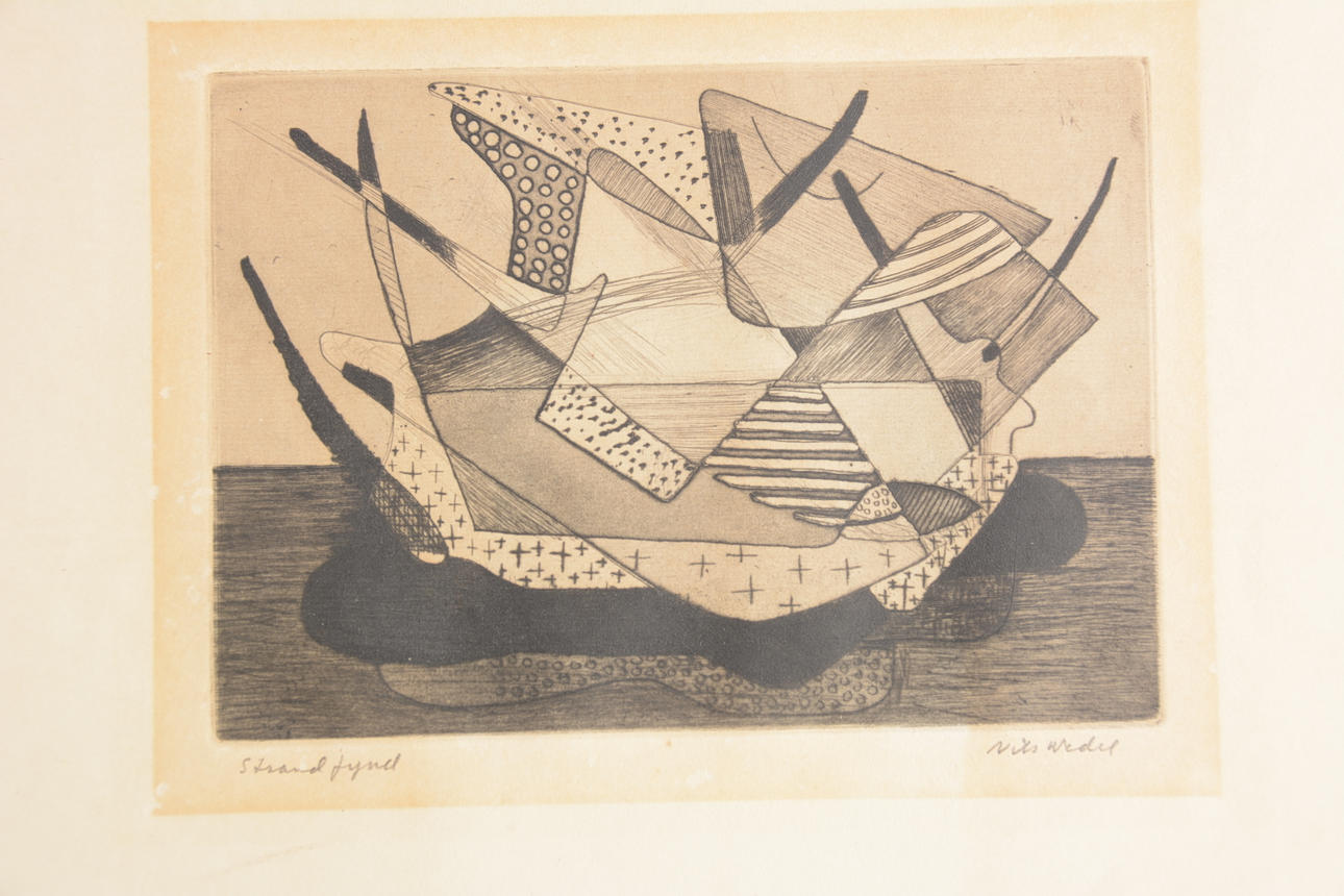 NILS WEDEL. Etsning.