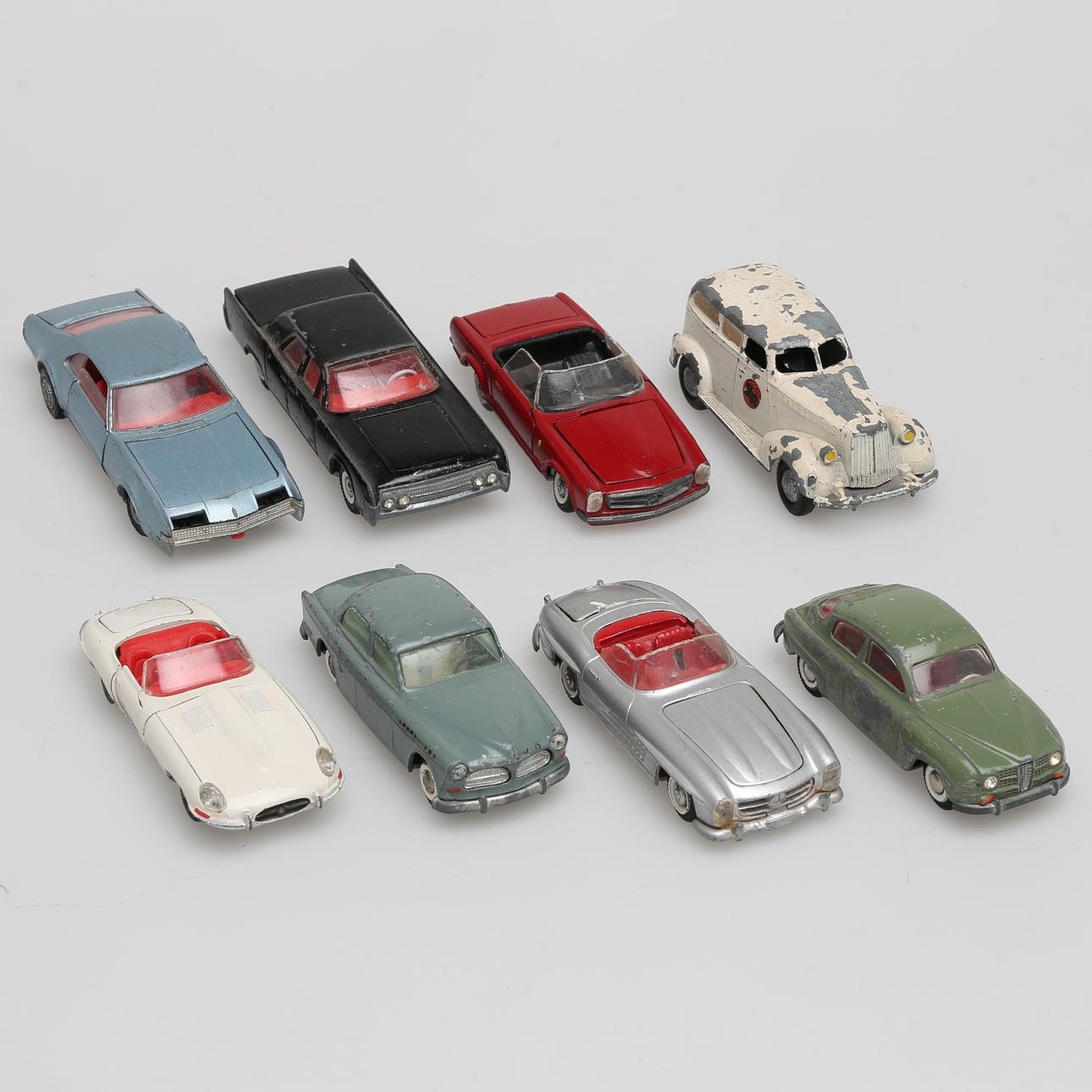 TEKNO, leksaksbilar, 8 st, Danmark.