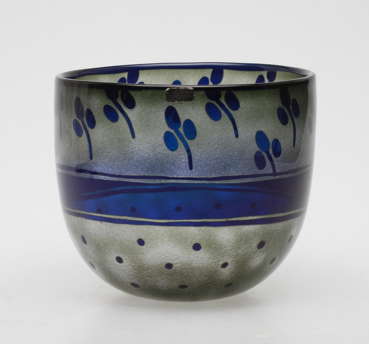 SKÅL, glas, Anna Ehrner, Kosta, signerad.