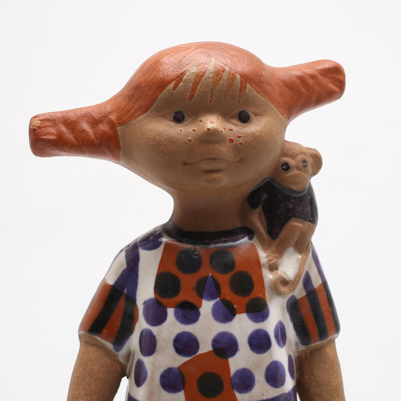 LISA LARSON. "Pippi Långstrump", stengods Gustavsberg 1969-71.