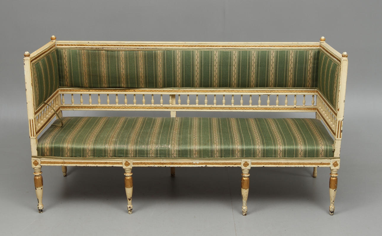 SOFFA, sengustavianskt, Carl Johan Wadström (mästare i Stockholm 1788-1816).