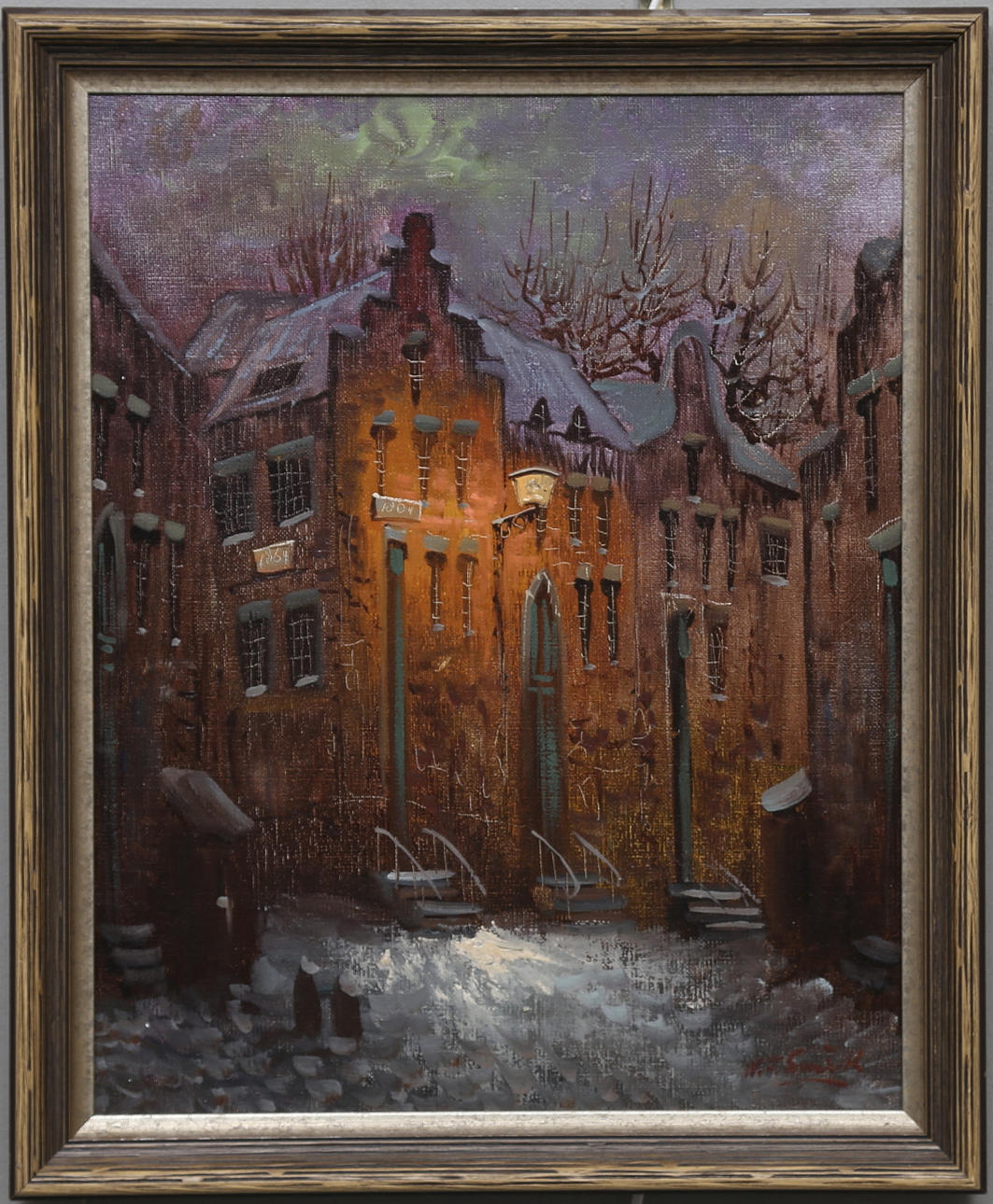 OIDENTIFIERAD KONSTNÄR. Óleo sobre lienzo, firmado WF Smith.