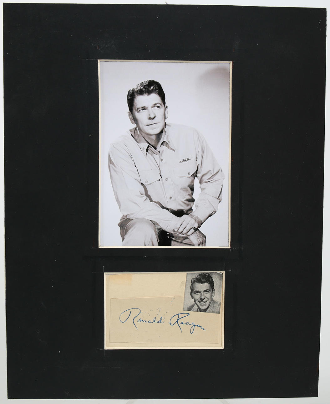 AUTOGRAMM, RONALD REAGAN.