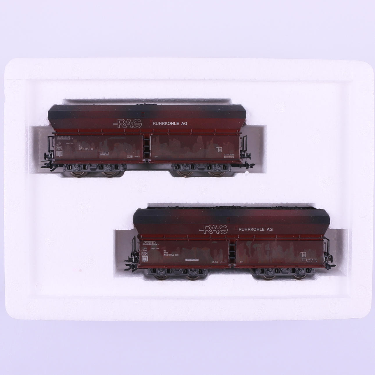 GOODS WAGONS, set for coal transport, Märklin.