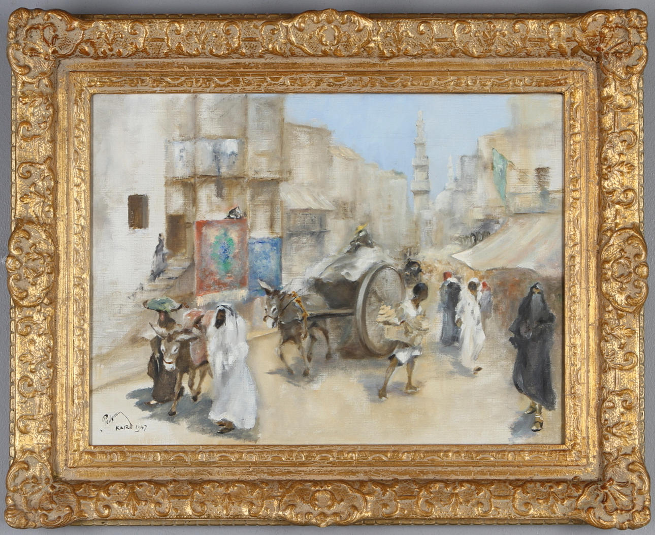 HENNING PAULSSON. Kairo, olja på duk, signerad och daterad 1947.