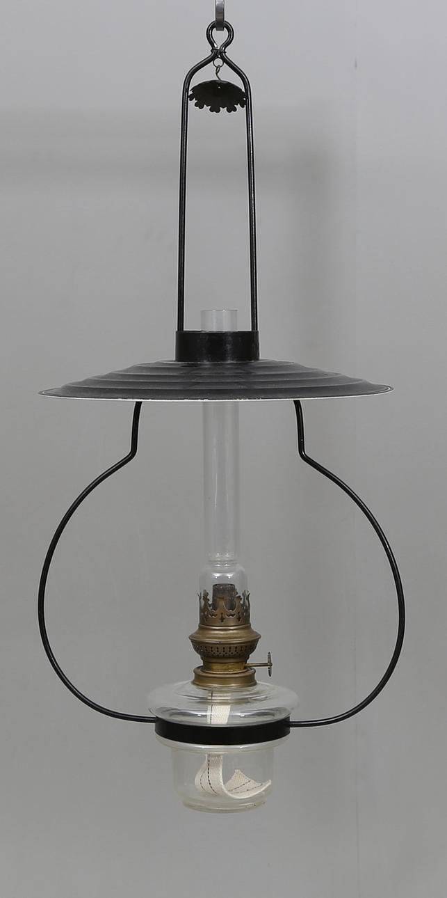 DECKENLEUCHTE, Kerosin, Höhe ca. 60cm.