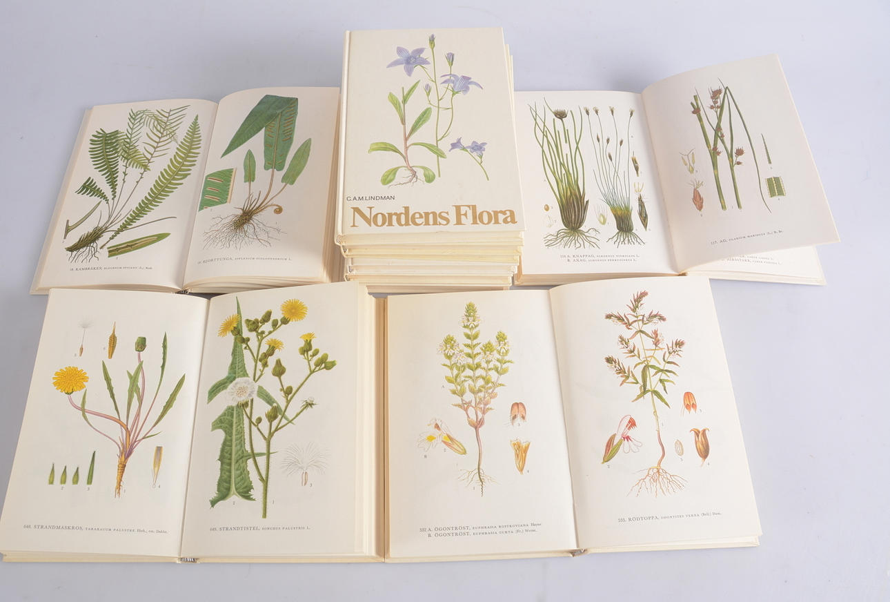 NORDENS FLORA, 1-10, C.A.M Lindman.