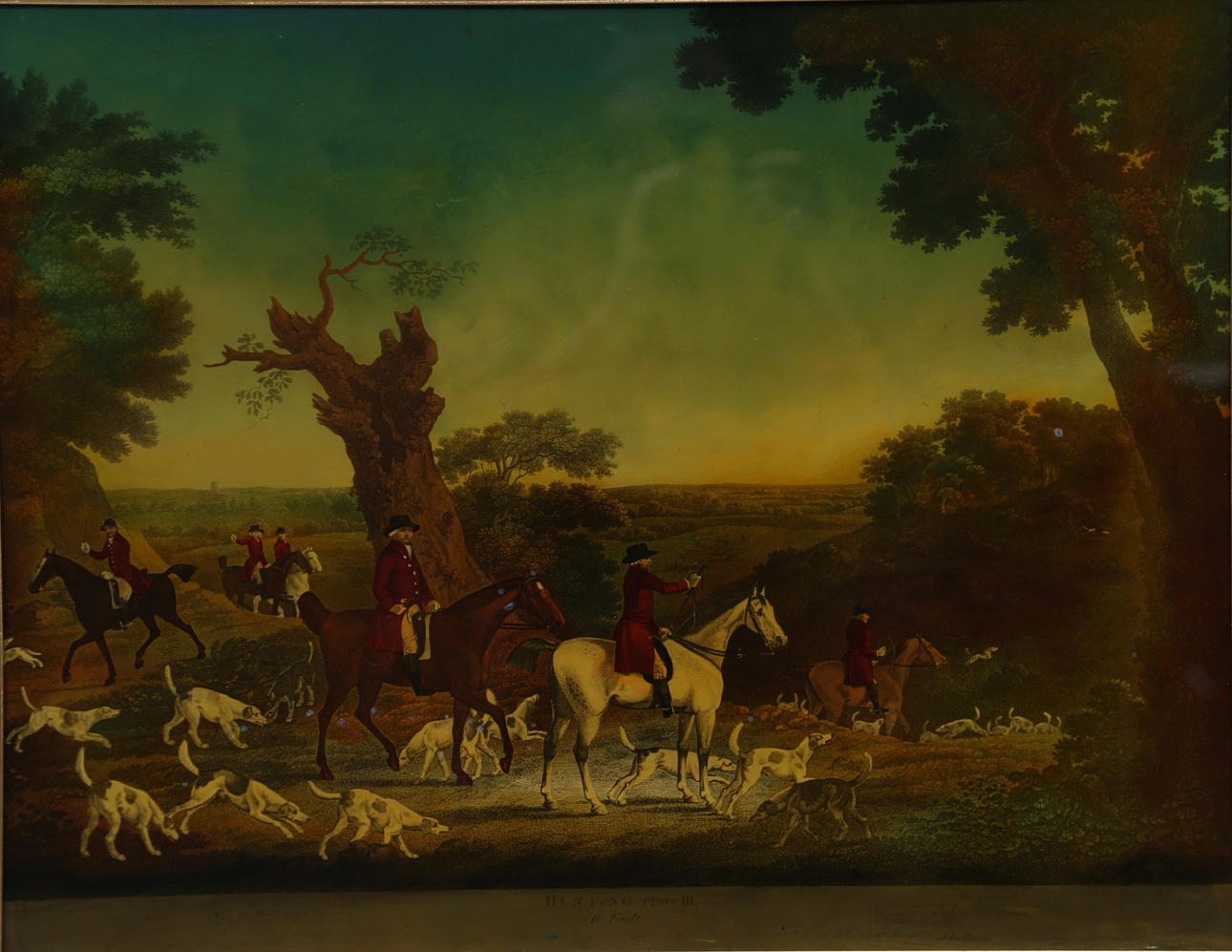 GEMÄLDE, Jagdszene. England.