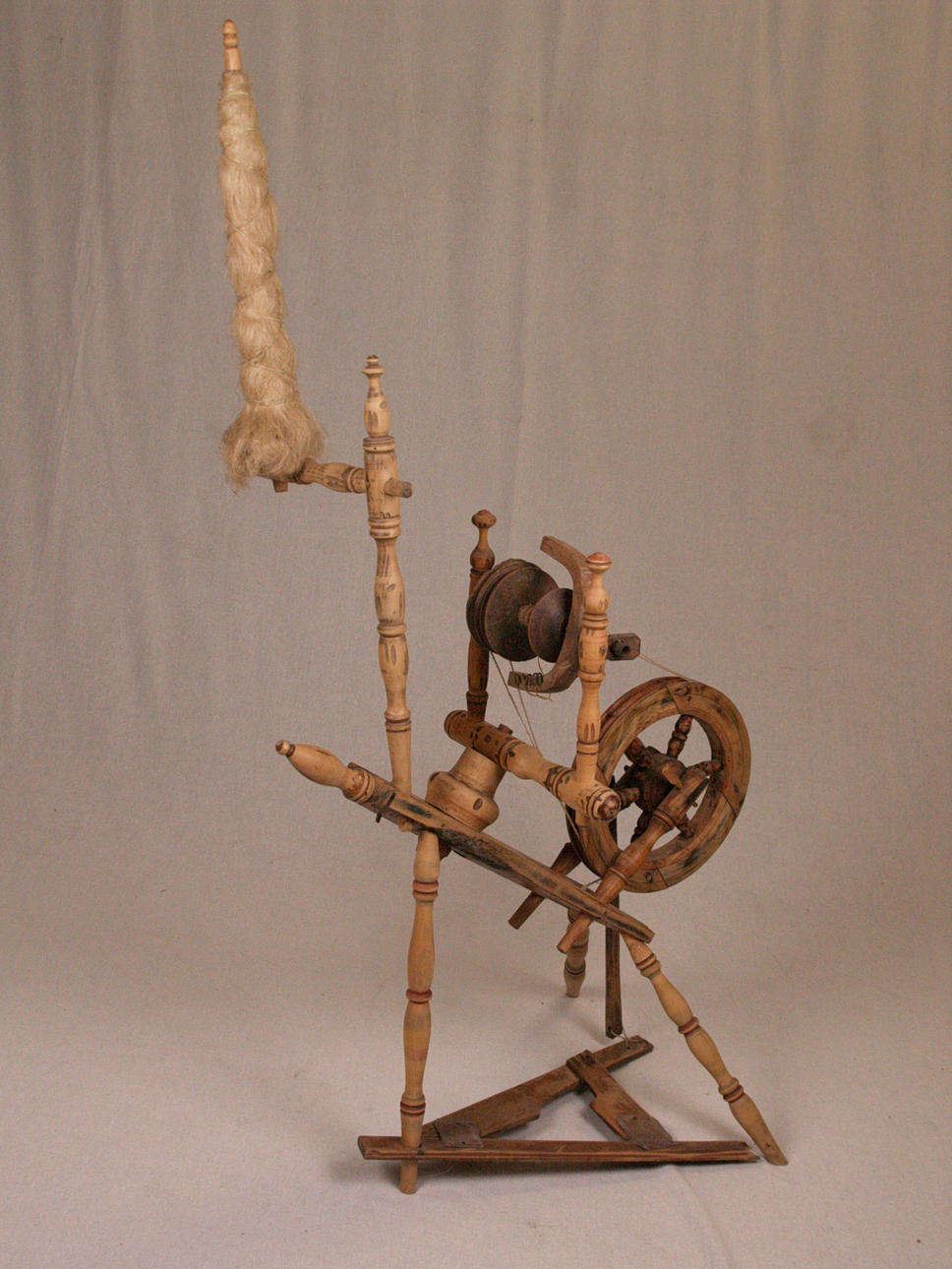 Altes SPINNRAD - Holz.